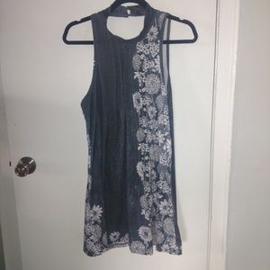 Floral halter dress